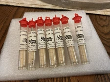 Lot of 7 NOS,Kleen Bore Pistol Chamber Bore Mops,.30 Thru .38 Caliber