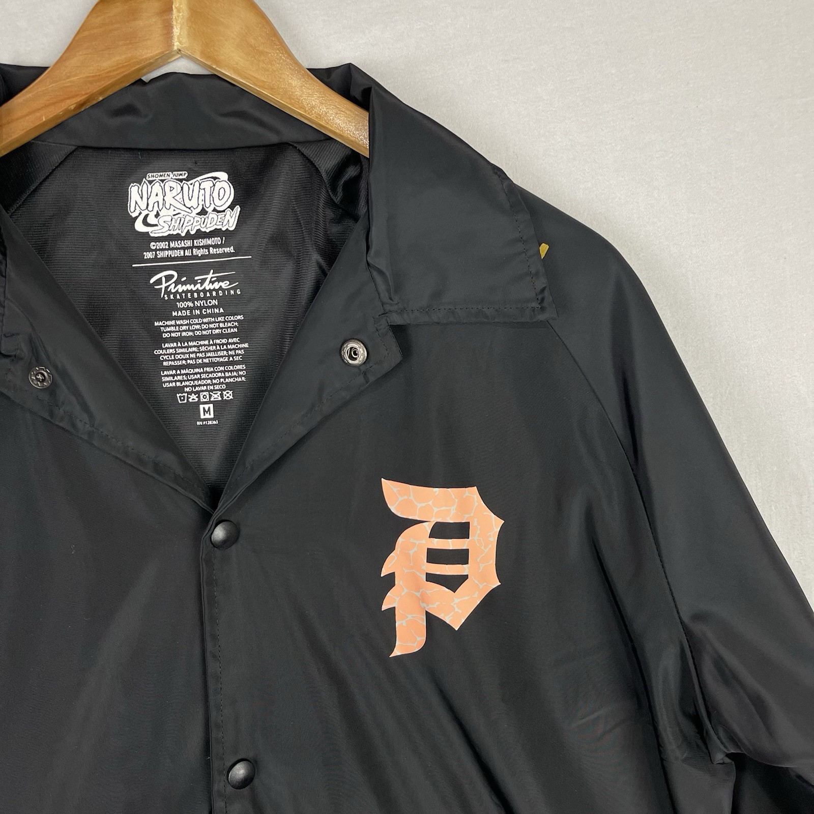 Primitive Naruto Jacket Mens Medium Shippuden Coa… - image 3