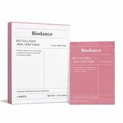 Biodance Bio Collagen Real Deep Mask 4 Sheets Hydrogel Korean Skincare Fast Ship