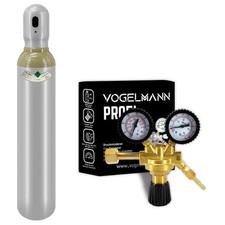 Helium Gasflasche 8L 200 bar Voll  + druckiminderer Profi