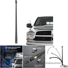 Short Antenna Compatible Dodge Ram Ford F150 1990-2026 Copper Coil 13 Inches