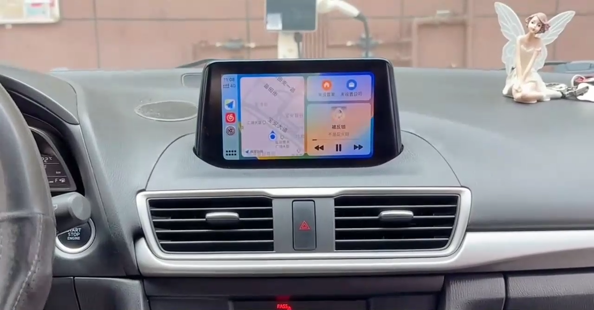 Wireless Carplay Android Auto Retrofit Kit For Mazda 3 Mazda 6 MX