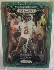 KYLE TRASK #278 2023 PANINI PRIZM BUCCANEERS GREEN WAVE