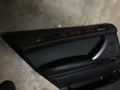 2000-2006 BMW X5 Door Panel Driver Side Black Leather Fits E53