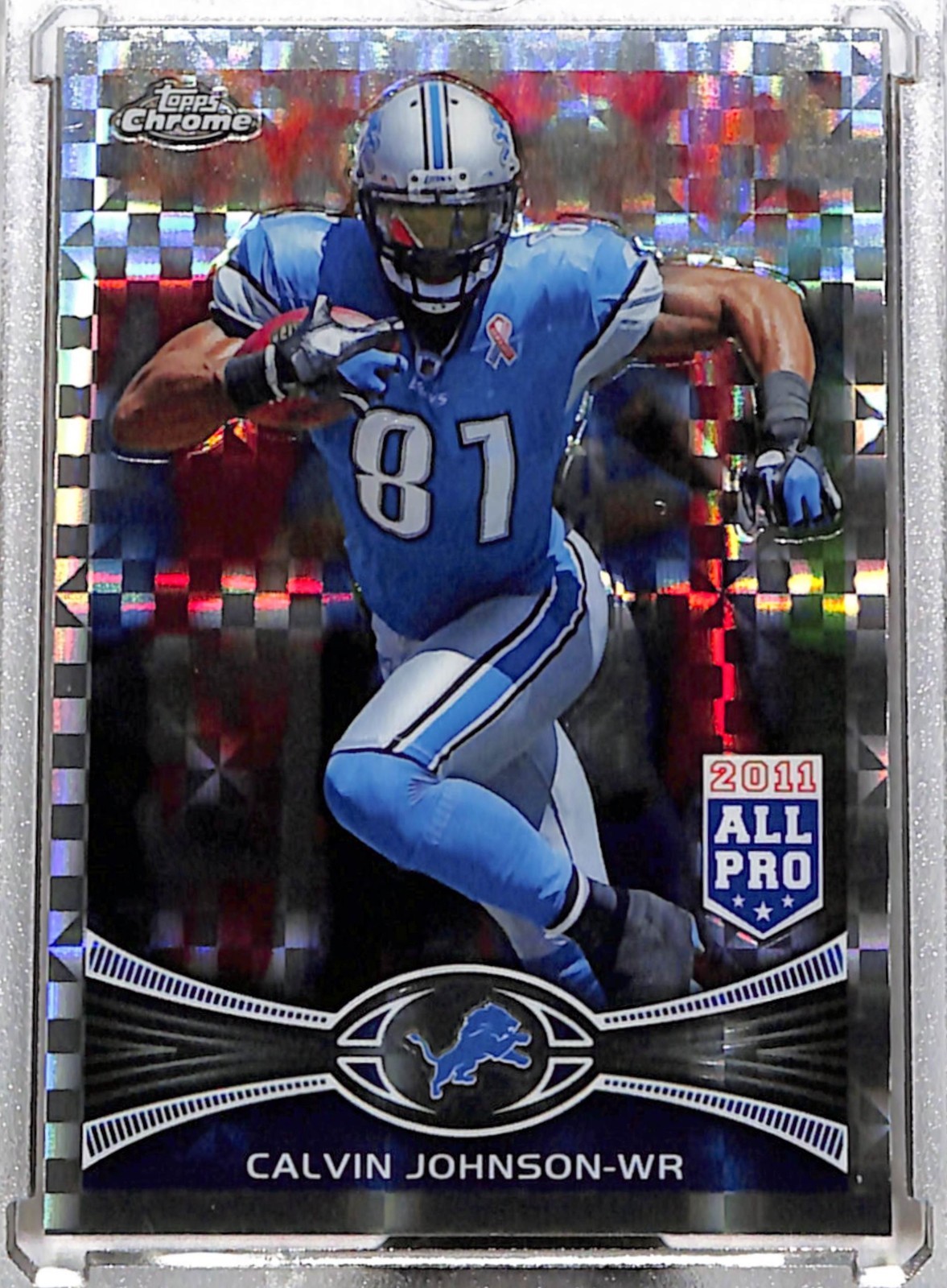 2012 Topps Chrome - All-Pro Calvin Johnson #115 X-Fractor (tcr1)