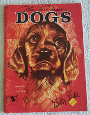 Vintage How To Draw Dogs By Walter T. Price Book Foster Art Services Inc