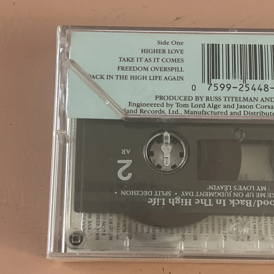 NEW SEALED Steve Winwood - Back In The High Life - Cassette Tape ISL 25448-4 - Image 4 of 4