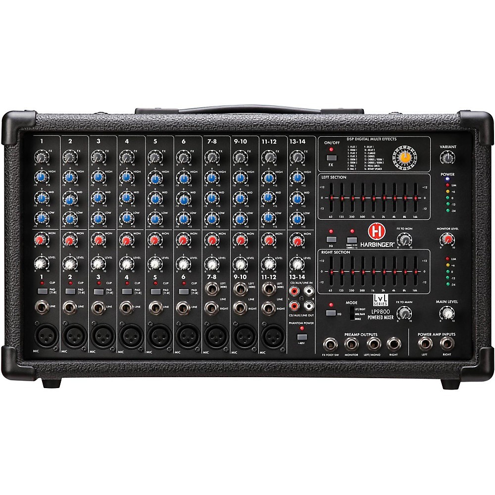 Harbinger LP9800 Powered Mixer 77190₽
