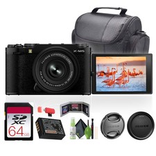 Fujifilm X-M5 Mirrorless Camera  XC 15-45mm f/3.5-5.6 OIS PZ Lens Bundle -Black