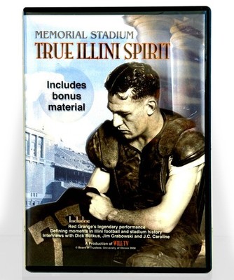 Memorial Stadium: True Illini Spirit (DVD, 2008, Full Screen) Like New !
