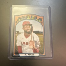 Topps 2021 Heritage Jo Adell Rookie 1972 Die-Cuts #72DC-10 Angels Baseball