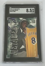 Kobe Bryant 1996-97 Fleer Metal Edge Rookie SGC 8.5 #15 (Kobe RC)