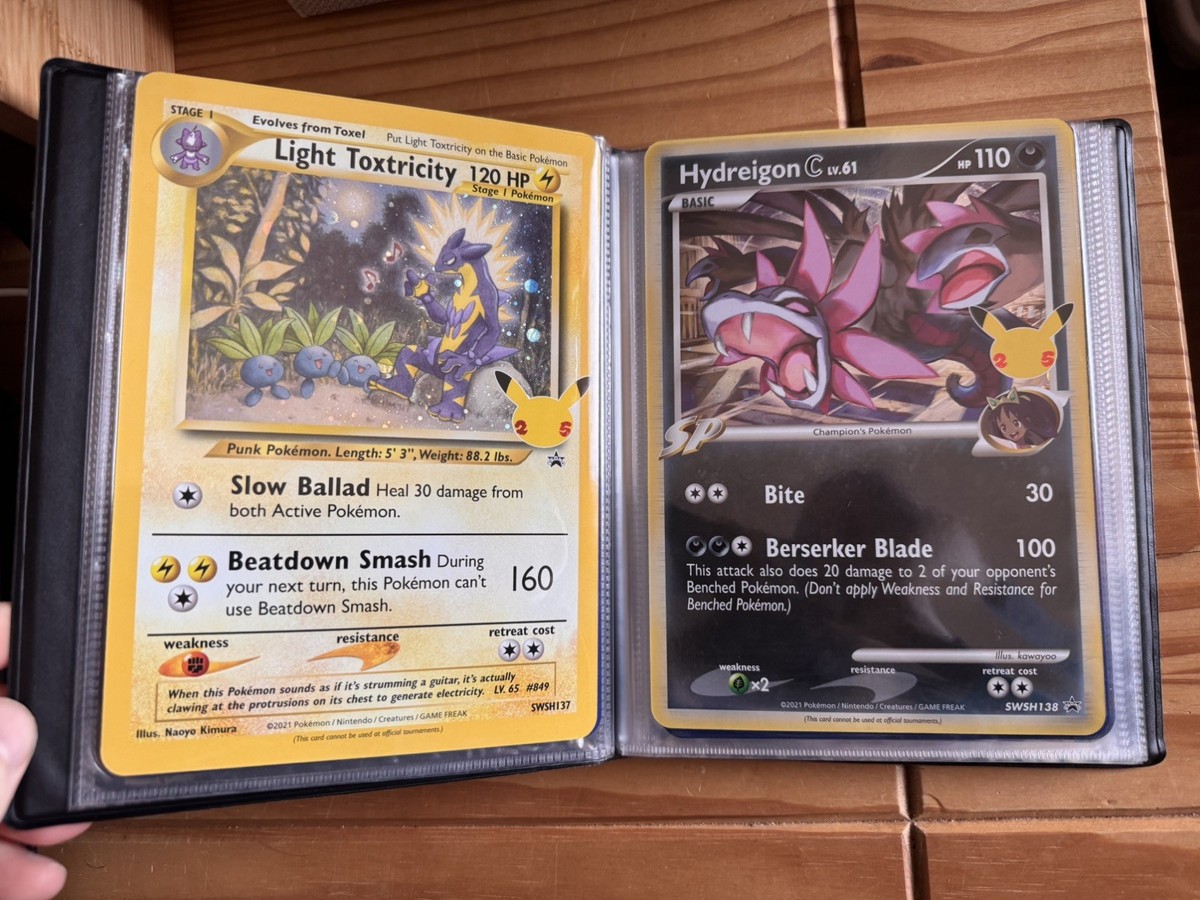 celebrations big card binder Pokémon 25th Anniversary Complete Master Set (118/100) 2021 + Official  Celebrations Binder main image 0