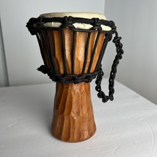 Meinl Percussion Rope Tuned Headliner Series Wood Djembe - 8-inch Diameter