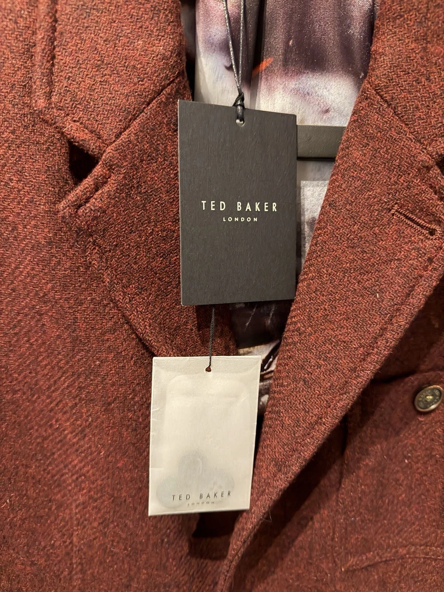 Ted Baker Blazer - Maroon - Size 4 Large - NEW - Very Rare