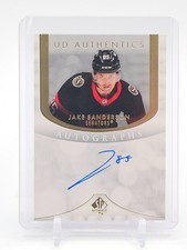 JAKE SANDERSON 2023-24 SP AUTHENTIC UD AUTHENTICS AUTO #UDA-JS SENATORS Q0107