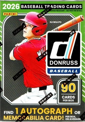 2026 Panini Donruss Baseball Factory Sealed 20 Box Blaster Value Case FREE Ship!