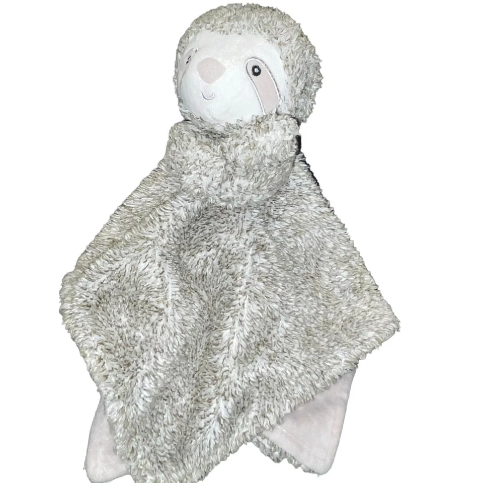 Carters Lovey Sloth Security Blanket Plush Baby Nursery Decor Shower Gift 14" - Image 2 of 4