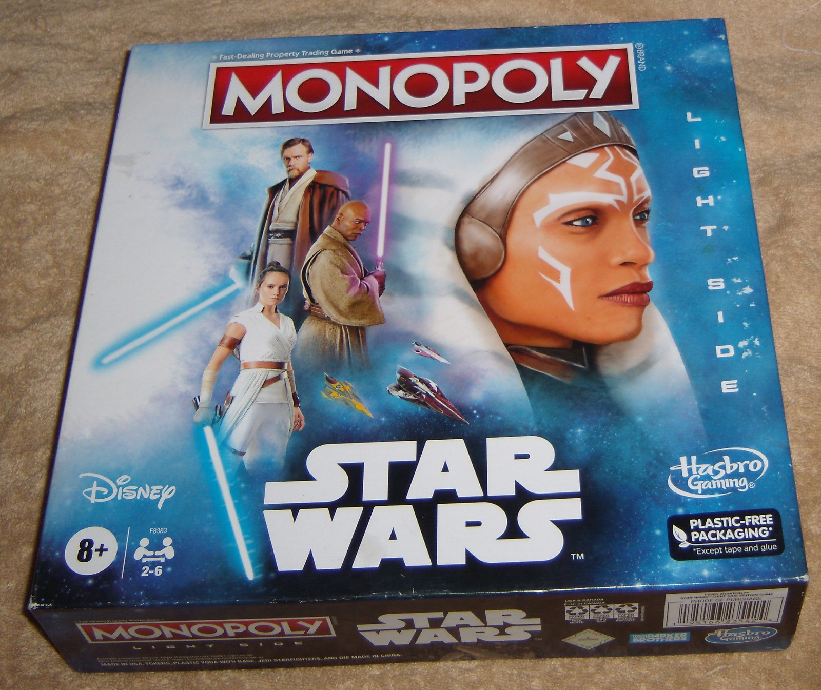 Monopoly Star Wars  Light Side Edition Board Game