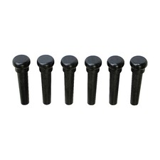 Graph Tech Tusq Ivory Acoustic Guitar Bridge Pins Black No Dot