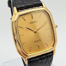 Orologio da polso uomo SEIKO Dolce 5E31 5B30 batteria nuova/produzione 1994