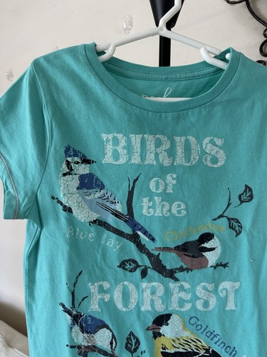 Peek Girl’s Shirt 8Y Birds Of The Forest - Picture 3 of 8