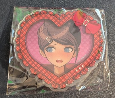 Danganronpa Heart Acrylic Badge Aoi Asahina Official Merch 