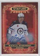 2022-23 Upper Deck Stature Rookies Red 20/35 Michael Eyssimont #117 Auto 1a2h