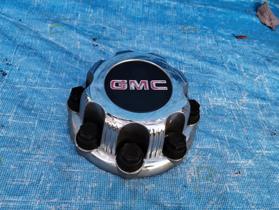 99 - 06 GMC Sierra Yukon Van 2500 3500 roda de liga leve cromada tampa central 8 lugares #a - Imagem 4 de 4