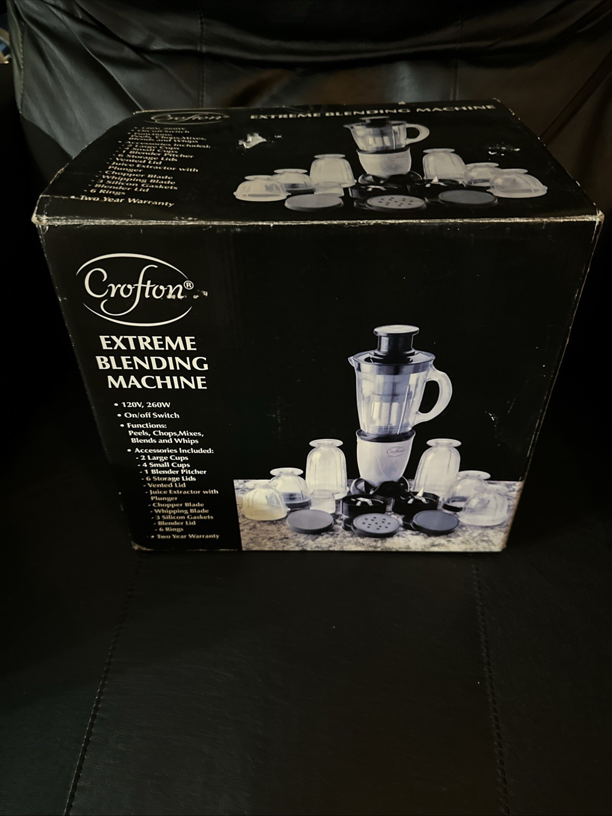 Crofton Extreme Blending Machine Blender Complete Set New In Box - 9588-08