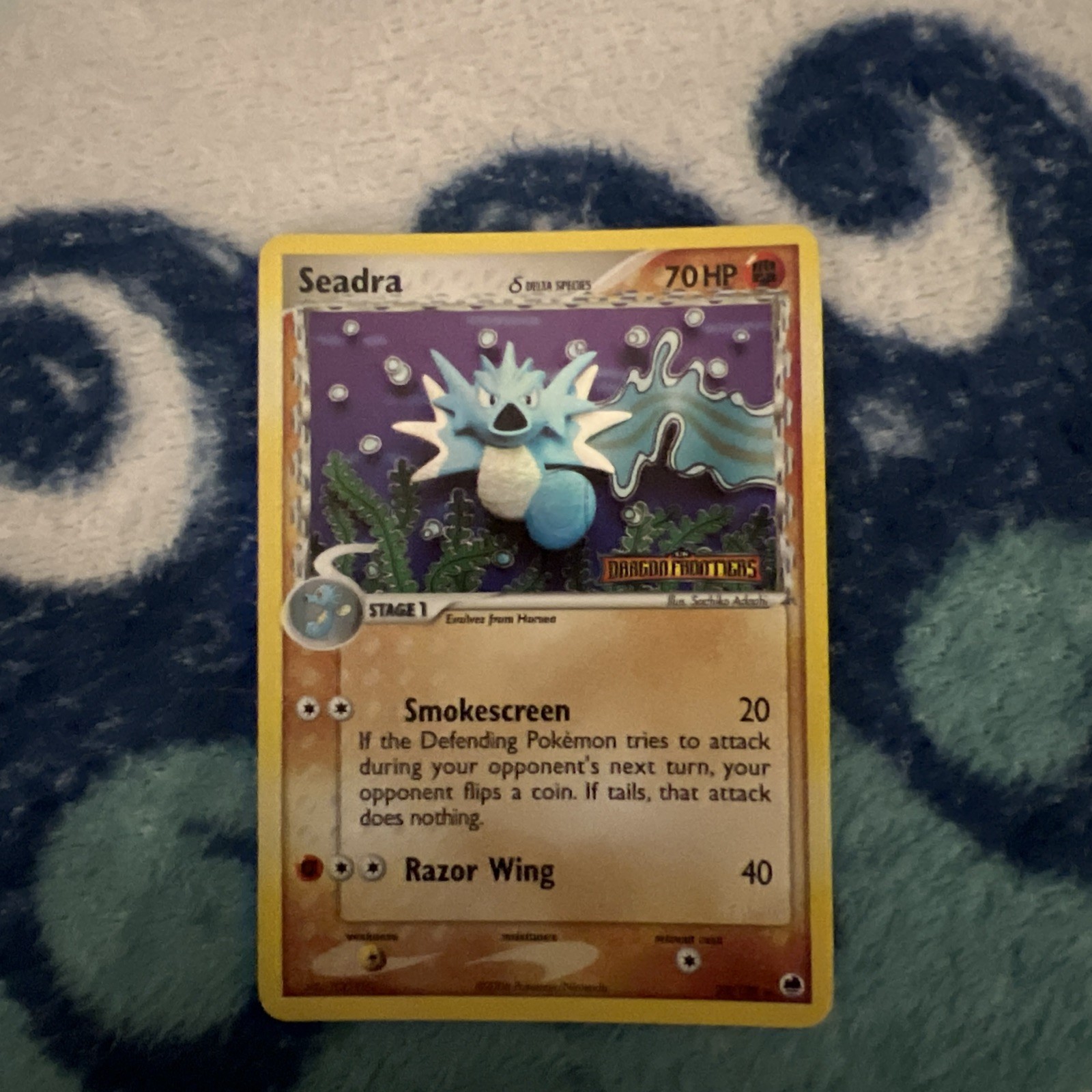 Seadra - (Delta Species) 22/101 Dragon Frontiers Reverse Holo LP