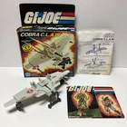 Vintage GI Joe Cobra Claw Vehicle Complete With Box / Blueprints Hasbro 1984