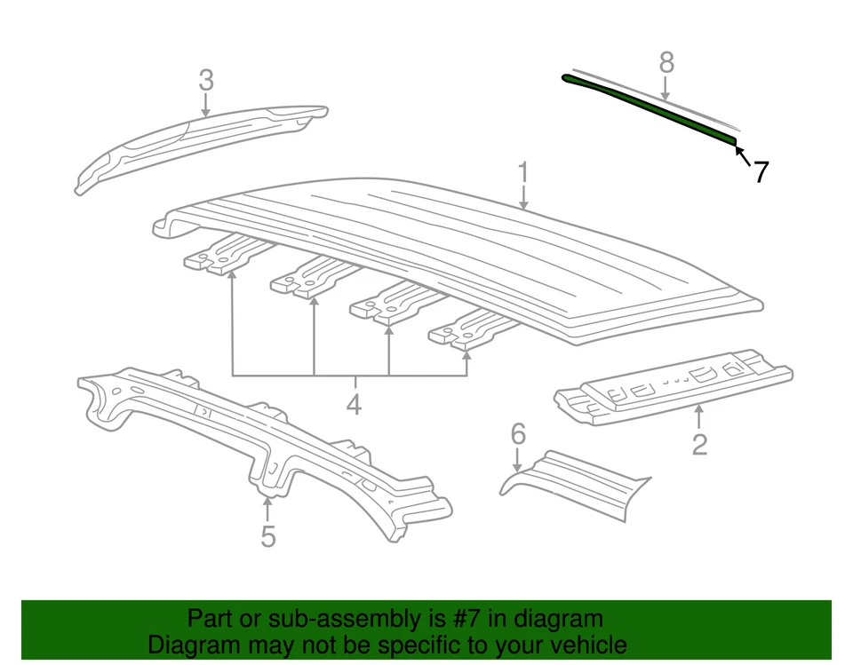 Tira de clima superior genuina Ford 2F2Z-1651223-AA Foto 2 de 2