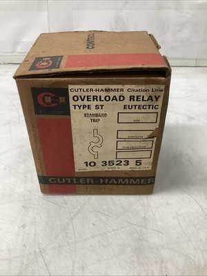 #ad #ad Cutler Hammer 10 3523 5 Citation Line Overload Relay SER A1 T 468 $74.99