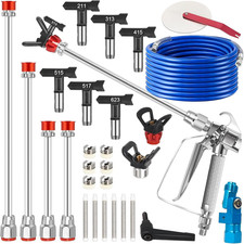 Airless Paint Sprayer Gun Kit 3600 PSI High Pressure, Spray Gun with 50 FT Hose,