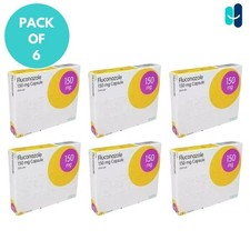 6x Thrush Oral Tablet CAP Single Dose Treatment Thrush 150mg