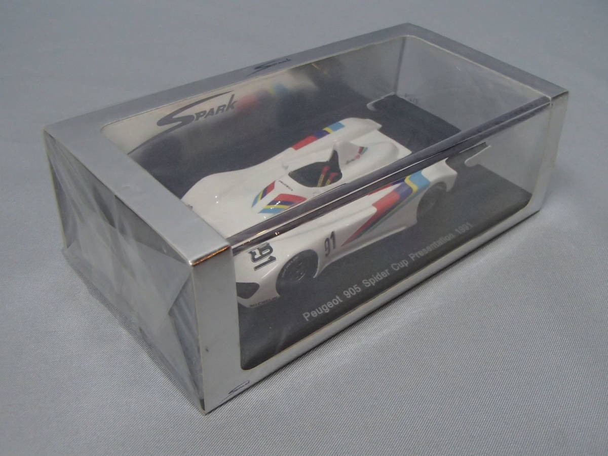 自動車 Spark Peugeot 905 Spider Cup 1991 Spark 1/43 Peugeot 905 91 1991 Spider Cup Presentation Car