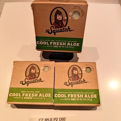 3x Dr. Squatch Seife Cool Fresh Aloe