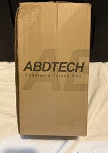 Abdtech Inflatable Toddler Airplane Bed Safe  Soft - Portable Kids Travel Bed...