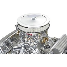 10 Chrome Plated Steel Air Cleaner Assembly 2 Bbl Barrel Carbcarburetor