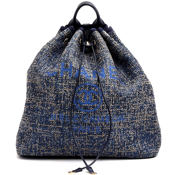 CHANEL リュック Chanel Deauville Backpack Blue A93787 #059 | eBay