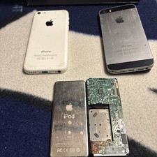 Lot of 3 Apples iPhone 5, 5s  iPod Classic Parts/Repair - Broken Cracked Boards
