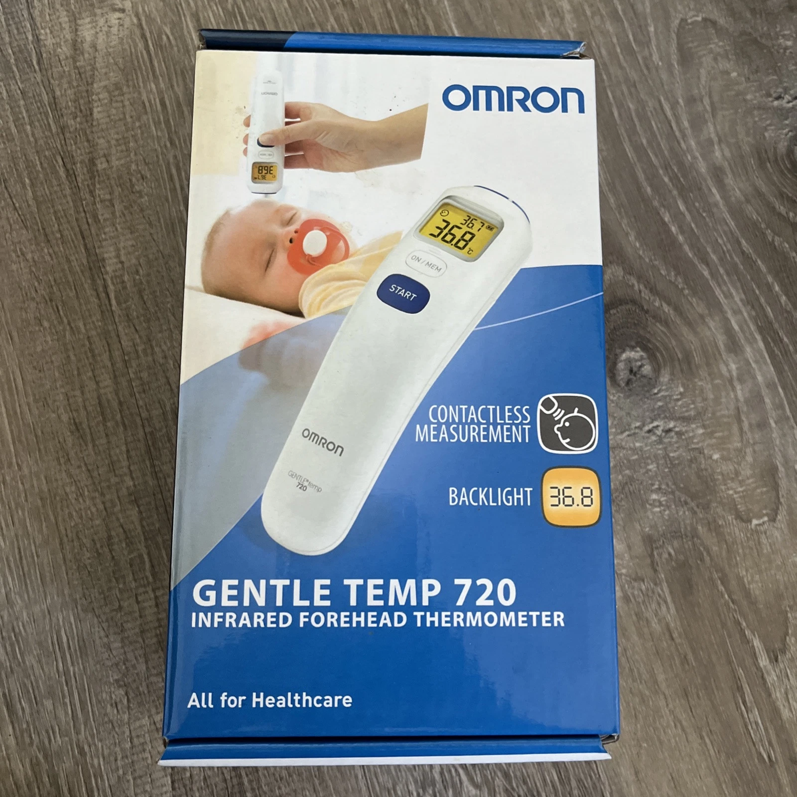 OMRON Gentle Temp 720 digital contactless thermometer. New battery