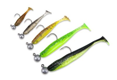 Iron Claw Easy Shad Premium Set komplett Zanderköder Zandergummis