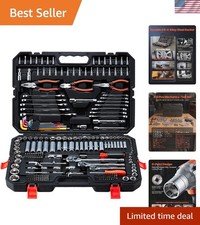 Mechanics Tool Set 314-piece Mechanic Tool Kit 14 In 38 In And 12 In D... Mechanics Tool Set 314-piece Mechanic Tool Kit 14 In 38 In And 12 In D...