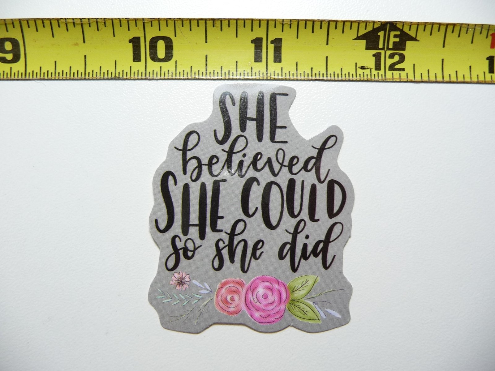 Believe in Yourself Motivational Decal Sticker for Inspiration