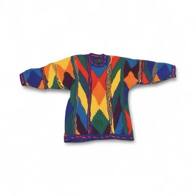 Vintage Purely Australian Wool Coogi Chunky Knit Sweater Women's Size XL