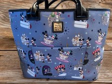 Disney Dooney & Bourke Hipster Mickey & Minnie Tote Handbag READ