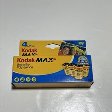 Kodak Max Versatility 400 - 24 Exposure 35mm Film Pack of 4 04/2009 Exp New