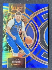 Luka Doncic 2023-24 Panini Select Premier Blue Silver Prizm #150